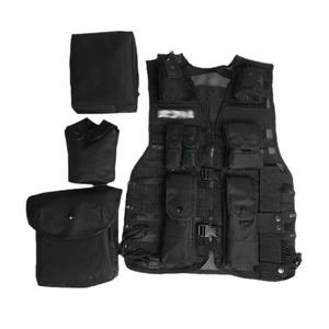 เสื้อกั๊กยุทธวิธีกลางแจ้งสำหรับผู้ชาย ดีไซน์ทันสมัย ผลิตจากโพลีเอสเตอร์ มีซิป 12 ตัว ถอดออกได้ กันน้ำ ลายเสือดาวพิเศษ - Product Image 4