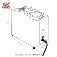 Contrôleur de température AILEIKE ALKW851B Four à bloc sec 30~650 Pt100 Affichage LCD Réglable OEM/ODM Précision 0,1C