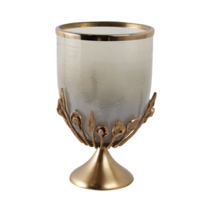Decorative Glass Metal Hurricane Candle Holder Elegant Pillar <b>Candlestick</b> Table Centerpiece Home Decor - Product Image 3