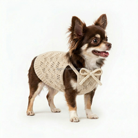 Maßgeschneiderte Personalisierte Baumwoll-Hunde- und Katzenpullover Einfarbiges Muster Halloween Weihnachten Strickwaren Haustier-Bekleidung OEM ODM Private Label