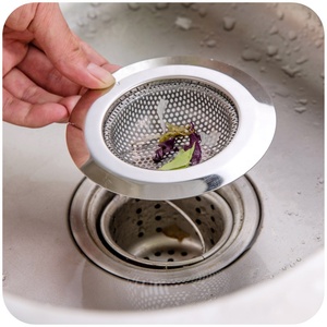 Filtre d'évier en acier inoxydable, <span class=keywords><strong>pour</strong></span> la cuisine, anti-colage au sol, personnalisé, 1 pièce - Product Image 2