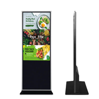Pantalla Táctil LCD Inteligente de 32 43 55 65 75 85 Pulgadas, Tótem Publicitario con Soporte de Pie, Señalización Digital