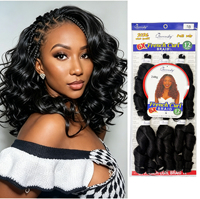 Wholesale Super Value 6x Short French Curl 12inch Spiral Curl Braiding 240g Pack French Curly Synthetic Braid Hair Extension