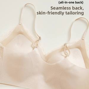 Jing Sanchun 2025, sujetador push-up de una pieza con espalda hermosa para <span class=keywords><strong>mujer</strong></span>, <span class=keywords><strong>ropa</strong></span> <span class=keywords><strong>interior</strong></span> fina con correa para el hombro, <span class=keywords><strong>ropa</strong></span> <span class=keywords><strong>interior</strong></span> sin rastro, pecho pequeño, nuevo lanzamiento - Product Image 3