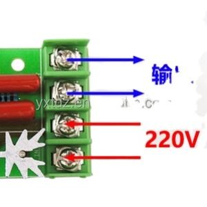 Module de régulation de vitesse SCR 2000W 220V AC avec bouton externe, contrôleur de tension de moteur PWM, carte variateur de vitesse - Product Image 5