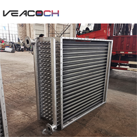 Intercambiador de Calor de Tubo Aletado Industrial SS304/SS316L con Serpentín de Enfriamiento Anticorrosión para Aplicaciones en Ambientes Hostiles