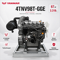 Moteur diesel SCDC YANMAR 4TNV98T-GGE 67HP 4 cylindres, moteur diesel pour machines industrielles, groupe électrogène, équipement de construction