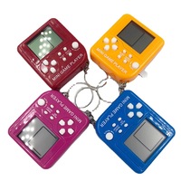 Nouvelle console de jeu portable mini de poche avec 99 jeux rétro nostalgiques classiques, modèle à piles bouton, format mini porte-clés