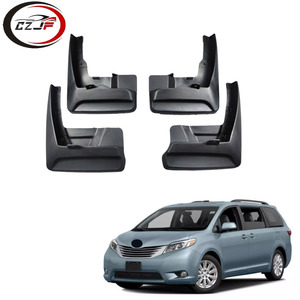 Guardabarros de coche CZJF, guardabarros de rueda trasera delantera, guardabarros para <span class=keywords><strong>Toyota</strong></span> <span class=keywords><strong>Sienna</strong></span> 2011 2012 <span class=keywords><strong>2013</strong></span> 2014 2015 2016 2017 - Product Image 1