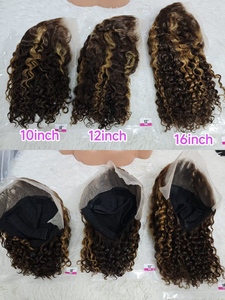 Promoción Letsfly: Pelucas sin pegamento de 26$ con encaje transparente, onda de agua, 10, 12, 14, 16 pulgadas, pelucas frontales de encaje 13x4, 100% cabello humano al por mayor - Product Image 6