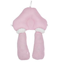 Oreillers de soutien pour bébé ATIBEI avec rouleau cylindrique et design en forme de bébé, en polyester/coton