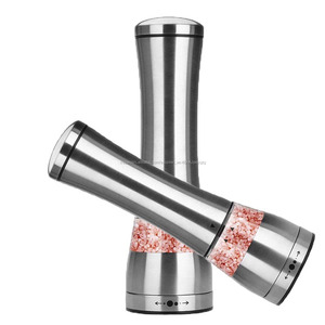 <span class=keywords><strong>Amazon</strong></span> fábrica FDA grado equipada electrónicos sal molino amoladora conjunto y <span class=keywords><strong>de</strong></span> <span class=keywords><strong>molinillo</strong></span> <span class=keywords><strong>de</strong></span> <span class=keywords><strong>pimienta</strong></span> conjunto - Product Image 1
