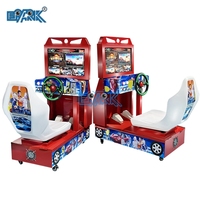 Machine de jeu d'arcade à jetons Kids Outrun 22 LCD Car Racing Simulator Game Machine