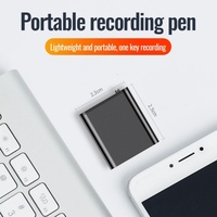 Mini enregistreur vocal numérique portable intelligent à un bouton, enregistrement vocal intelligent, lithium, WAV, USB, mémoire 4 Go-32 Go, enregistrement de cours, de réunions