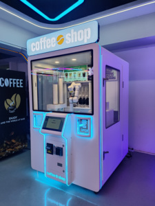 Nueva Cafetera Comercial Automática de Alta Eficiencia con Brazo Robótico Cruzado de Acero Inoxidable para <span class=keywords><strong>Café</strong></span>/Té/Leche, con Motor PLC de 220V para Mesa/Bar - Product Image 3