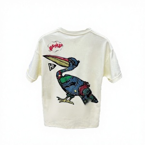 T-shirt imprimé pour <span class=keywords><strong>homme</strong></span>, coupe classique, 100% coton, col rond, manches courtes, respirant, de haute qualité, nouvelle marque, design de créateur, personnalisé - Product Image 2