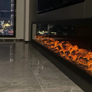 <span class=keywords><strong>Chimenea</strong></span> Eléctrica 2DH de 1800 mm con Llamas LED Realistas, Múltiples Colores, Diseño Moderno y Lujoso para Sala de Estar, Dormitorio o Esquina - Product Image 3