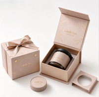 Emballage en boîte de papier pour bougies, boîte cadeau personnalisée pour bougies, pour pots de bougies vides avec boîte