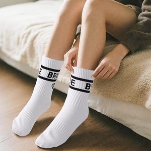 Funny Bridal Couple <strong>Socks</strong> <strong>Bride</strong> Groom Matching Set Novelty Wedding Party Gift with Diamond Bow Tie Pattern Cute Engagement <strong>Socks</strong> - Product Image 3