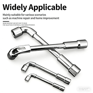 L Type Angled Hex Socket <strong>Spanner</strong> Chrome-Vanadium Steel Double Ended Hex Socket Wrench <strong>Set</strong> - Product Image 6