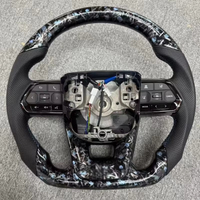 Volant personnalisé bleu clair pour Toyota Land Cruiser LC71 LC76 LC200 Hilux Supra MKV A91 G80 Prius