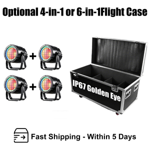ไฟ LED Blinder 300W IP67 DMX512 RDM เชื่อมต่อได้ สำหรับงานกลางแจ้ง คอนเสิร์ต ทัวร์ งานแต่งงาน เทศกาล อีเว้นท์ ดีเจ มืออาชีพ - Product Image 5