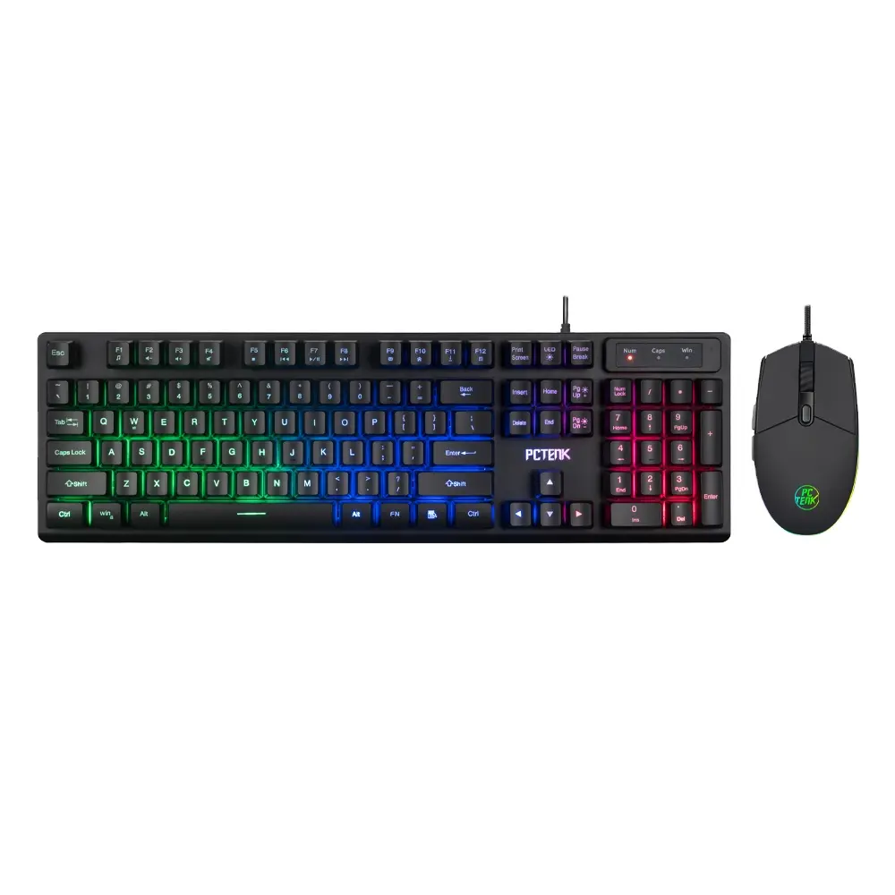 Best selling usb wire gaming backlit mechanical keyboard gaming keyboard mouse combos