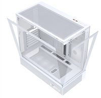 Caja de Pc de escritorio de alta calidad 9 ventiladores 360 enfriador de agua compatible con placa base Micro Atx ITX vidrio templado Atx Gaming Pc Case