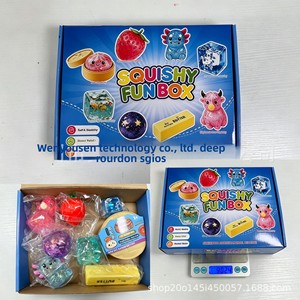 Lot de 8 jouets anti-stress en silicone en forme de bonbons, mignons et à rebond lent, pour les 7-14 ans - Product Image 3