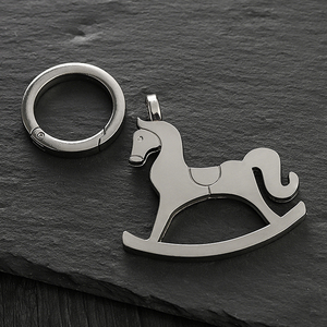 Diseño personalizado de alta calidad, herradura de empresa, llavero al por mayor, caballo - Product Image 5