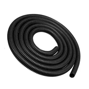 Conduit ondulé flexible en plastique nylon conduit électrique souterrain tube électrique pour tuyaux