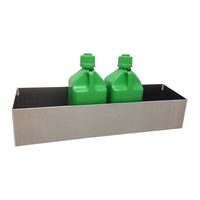 JH-Mech Nouvelle Aluminium 2 Propane Gaz Carburant Rack Titulaire Durable Divers Pour Remorque Garage Ou Piste de Course Carburant Cruche Rack