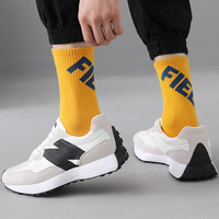 Chaussettes de sport en coton avec logo personnalisé pour hommes, chaussettes de sport en coton, sports athlétiques, cyclisme, chaussettes de sport en coton