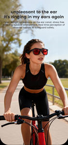 Nouvelles lunettes intelligentes de traduction IA E05 avec lentille électrochrome à oreille ouverte Bluetooth, légères (38g), vente en gros OEM personnalisée - Product Image 5