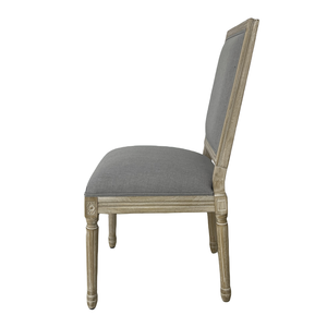 Sedia da Pranzo Americana Vintage in Legno Massello di Quercia per Casa, Studio, <span class=keywords><strong>Bar</strong></span>, Ristorante, Villa, Stile Francese Antico - Product Image 4