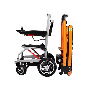 Chaise électrique pliable pour monter les escaliers, orange, en alliage d'aluminium, moteur 350W, chaise électrique pliable à quatre roues - Product Image 2