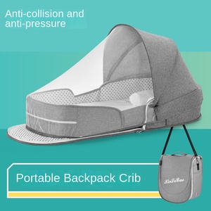 Sacos De Cama De Viagem Dobrável Do Bebê Dormir Fralda Portátil Saco Cama Com Net Berço Berço Berço Saco De Portador De Bebê - Product Image 4