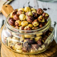 Noisettes grillées séchées de qualité supérieure Royal Garden - Grains de noix aromatiques 100% noisettes, prêts à consommer, en-cas artisanal, pâtisserie