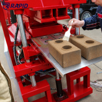 Machine automatique de fabrication de briques hydrauliques RPT2-10, machine de fabrication de blocs d'argile emboîtables pour le pavage routier