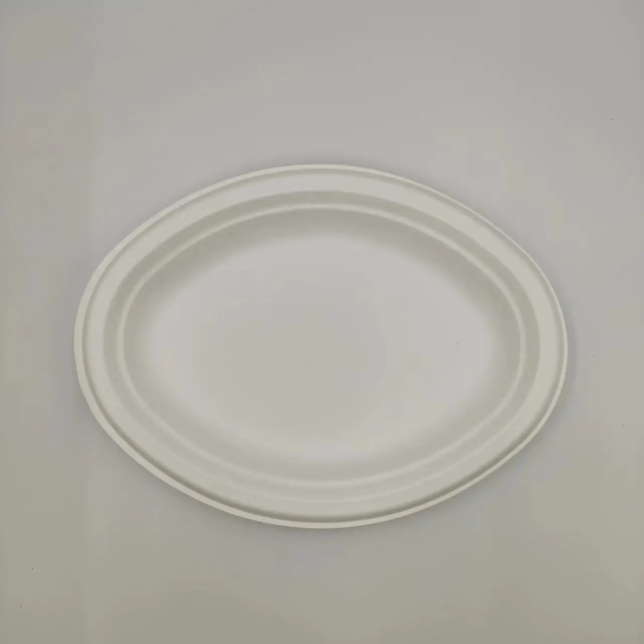 Bandeja de comida biodegradable de pulpa de caña de azúcar ecológica desechable con 5 compartimentos de diseño moderno