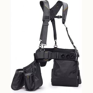 Échantillon gratuit : Ceinture porte-outils 19 poches multi-usages, sac organisateur de travail, porte-outils à lèvre épaisse pour charpentier - Product Image 1