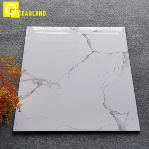 foshan low price polished marble look glossy porcelain floor tiles