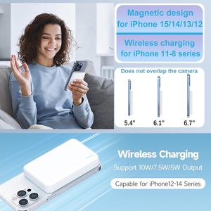 <span class=keywords><strong>แบ</strong></span><span class=keywords><strong>ต</strong></span>สำรอง<span class=keywords><strong>ชาร์จ</strong></span>ไร้สาย<span class=keywords><strong>แบ</strong></span>บพกพา hyto <span class=keywords><strong>แบ</strong></span><span class=keywords><strong>ต</strong></span>เตอรี่สำรอง<span class=keywords><strong>ชาร์จ</strong></span>ไร้สายระบบแอนดรอยด์แม่เหล็ก5000mAh สำหรับ iPhone - Product Image 2