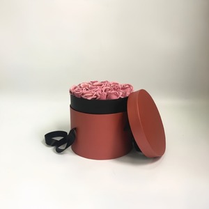 Caja de regalo circular de un solo tubo, caja de regalo para flores frescas, se puede personalizar según las necesidades. - Product Image 3