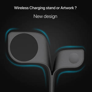 Chargeur sans fil magnétique intelligent 5-en-1 15W à charge rapide, station de charge, compatible avec les appareils iPhone et Android, veilleuse - Product Image 3