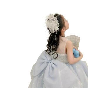 Ak robe de mariée princesse haut de gamme pour filles avec grande <span class=keywords><strong>queue</strong></span> fille scène Performance spectacle hôte <span class=keywords><strong>Piano</strong></span> Performance robe - Product Image 5