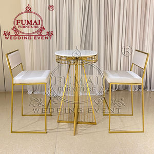 Sillas de Bar de Acero Inoxidable de 65 cm para Eventos al Aire Libre y Restaurantes - Product Image 3