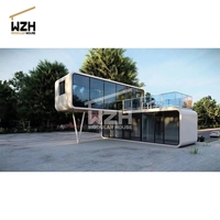 Maisons préfabriquées Pod Home en vente, bureaux préfabriqués, petits modules de vie, espaces écologiques, résistants au feu, design graphique, hôtel 20 pieds