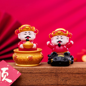 Adornos del zodiaco de la suerte de estilo <span class=keywords><strong>chino</strong></span> 2024, decoraciones para el hogar de <span class=keywords><strong>Año</strong></span> Nuevo, Dios marcial de la riqueza, casa de muñecas, decoración de escritorio para coche - Product Image 3