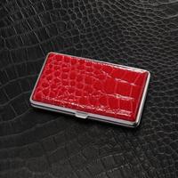 PU cuir 5.5mm mince étendu métal 20-Pack Ultra-mince Flip Cover étanche impression personnalisée en gros pour étuis à cigarettes
